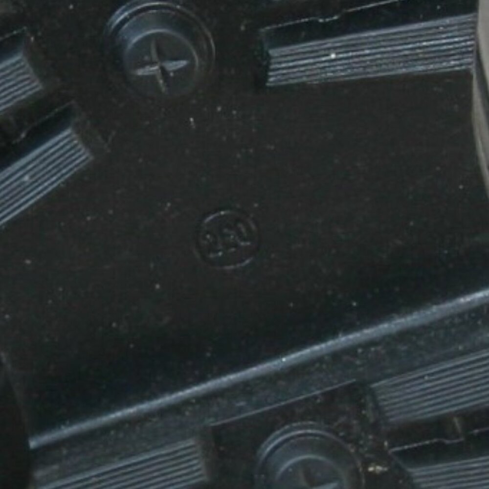 Black faux leather combats - Picture 4 of 4